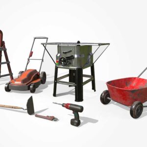 3d garage props
